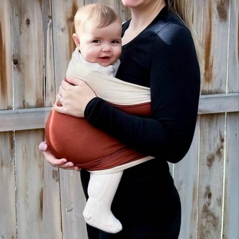 Baby Wrap Carrier – Breathable Infant Sling for Newborns (0–12 Months)