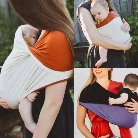 Baby Wrap Carrier – Breathable Infant Sling for Newborns (0–12 Months)