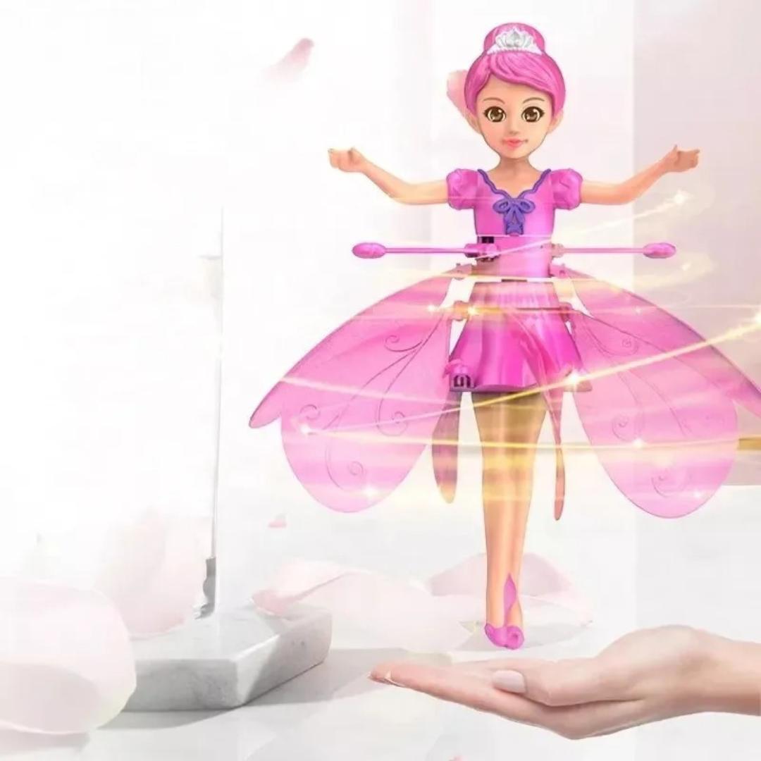 Flying LED Fairy Toy – Rechargeable Light-Up Hover Doll for Kids