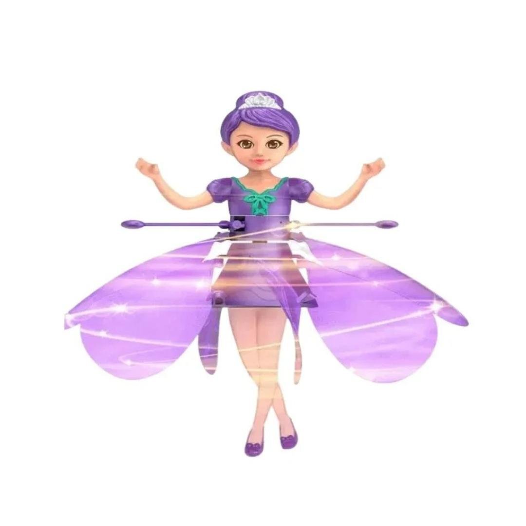 Flying LED Fairy Toy – Rechargeable Light-Up Hover Doll for Kids