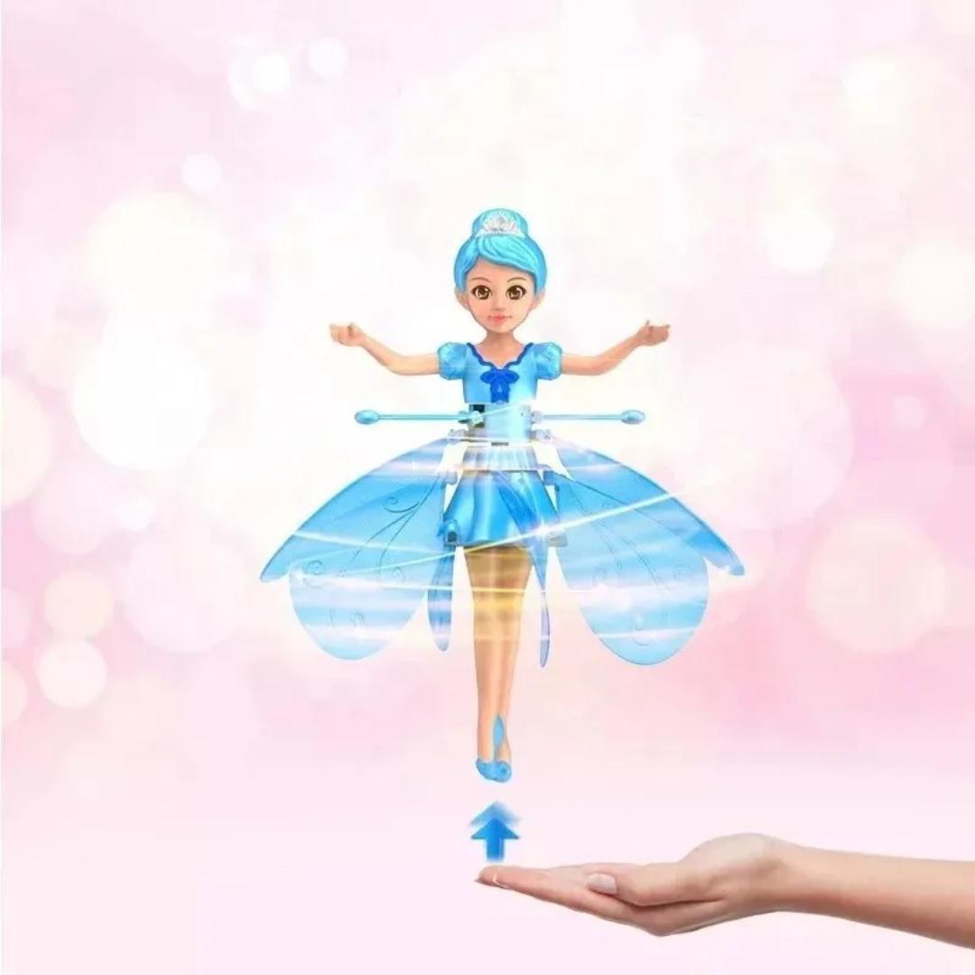 Flying LED Fairy Toy – Rechargeable Light-Up Hover Doll for Kids