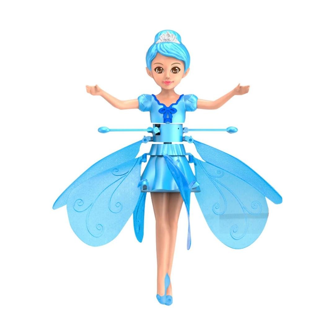 Flying LED Fairy Toy – Rechargeable Light-Up Hover Doll for Kids