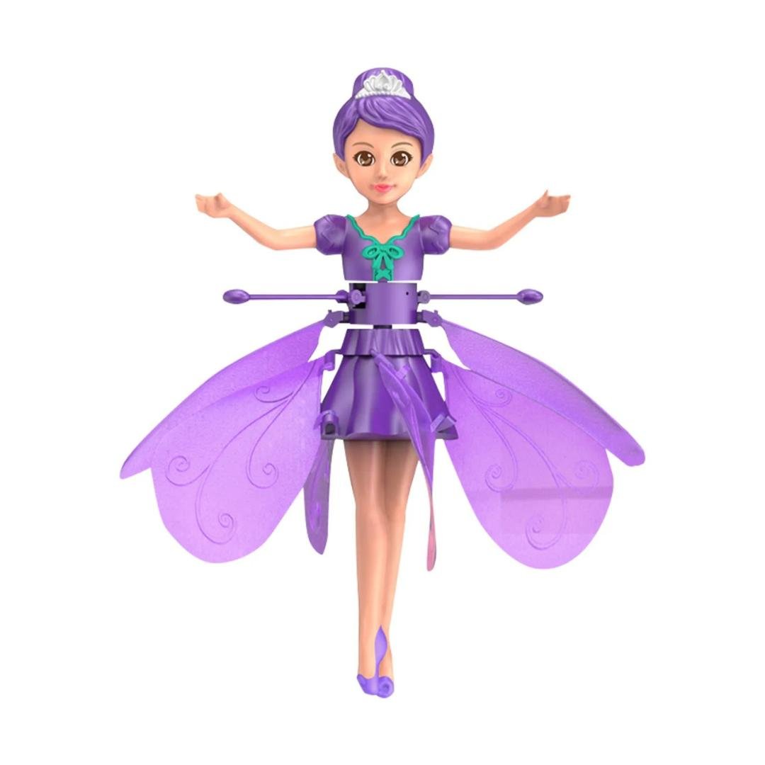 Flying LED Fairy Toy – Rechargeable Light-Up Hover Doll for Kids