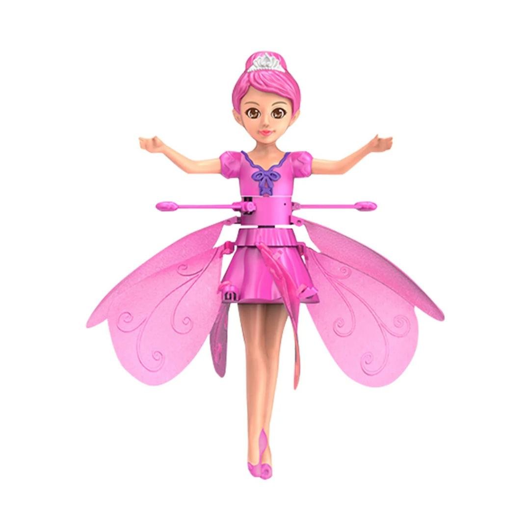 Flying LED Fairy Toy – Rechargeable Light-Up Hover Doll for Kids