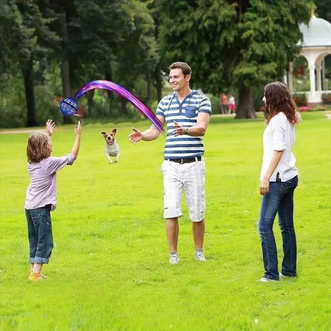 LED Flying Hover Ball – Rechargeable Hand-Controlled Light-Up Toy for Indoor & Outdoor Play