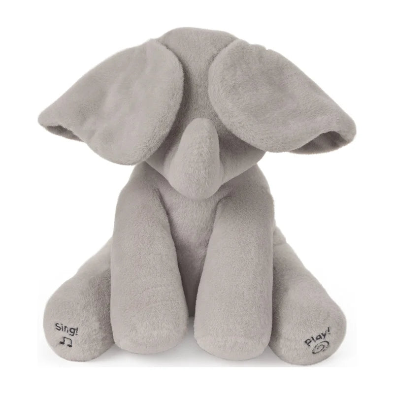 Singing Peekaboo Elephant – Interactive Baby Plush Toy with Music & Moving Ears