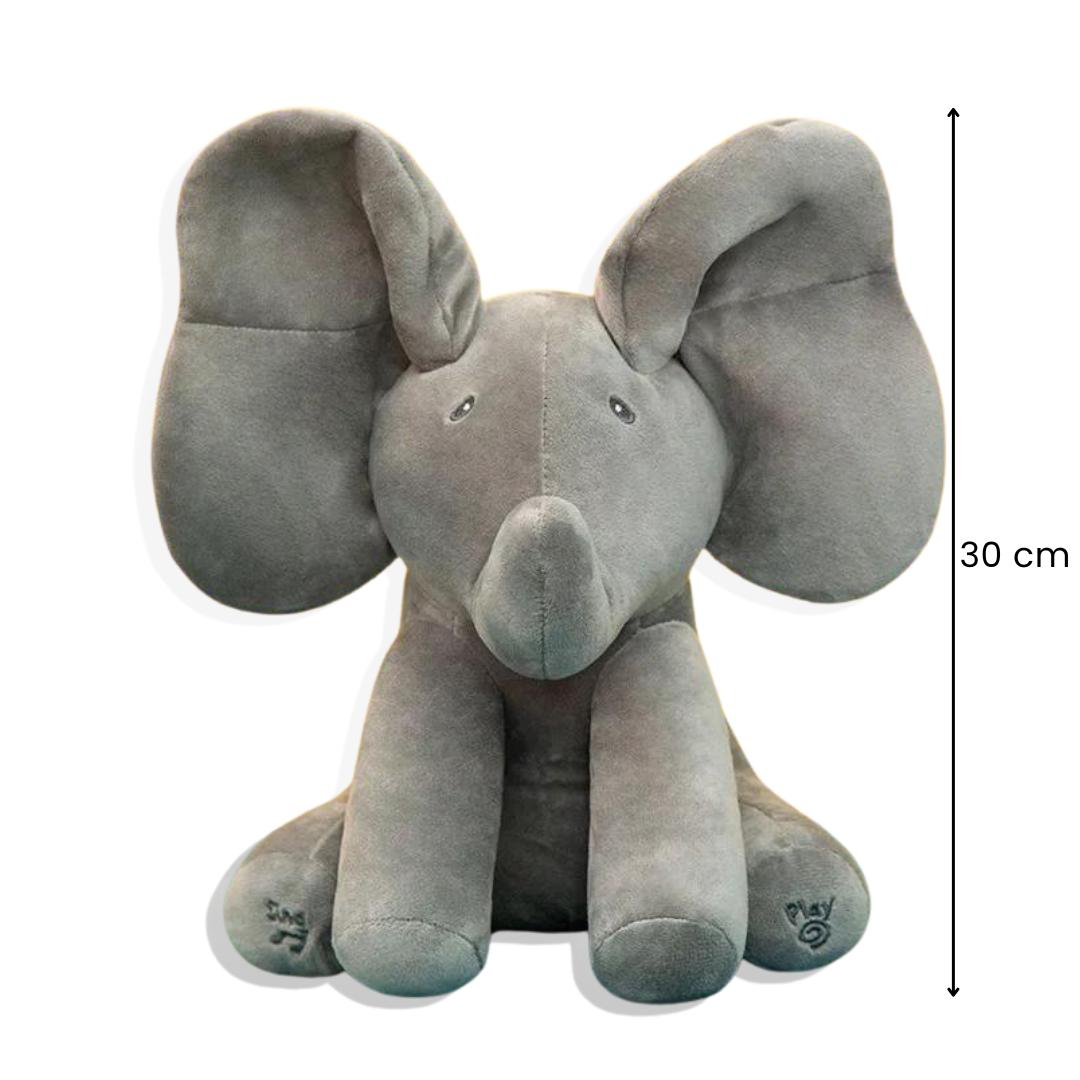 Singing Peekaboo Elephant – Interactive Baby Plush Toy with Music & Moving Ears