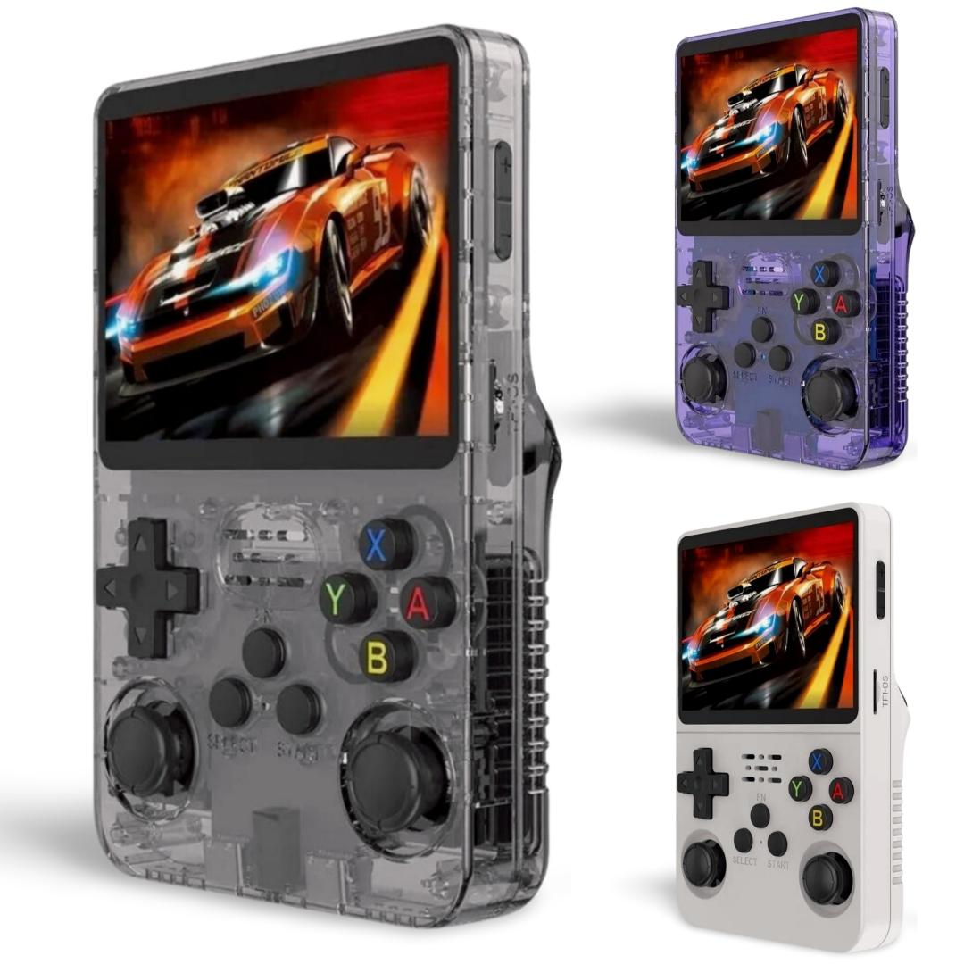 R36S Retro Handheld Game Console – 3.5” IPS Screen, 64GB/128GB Linux Gaming System